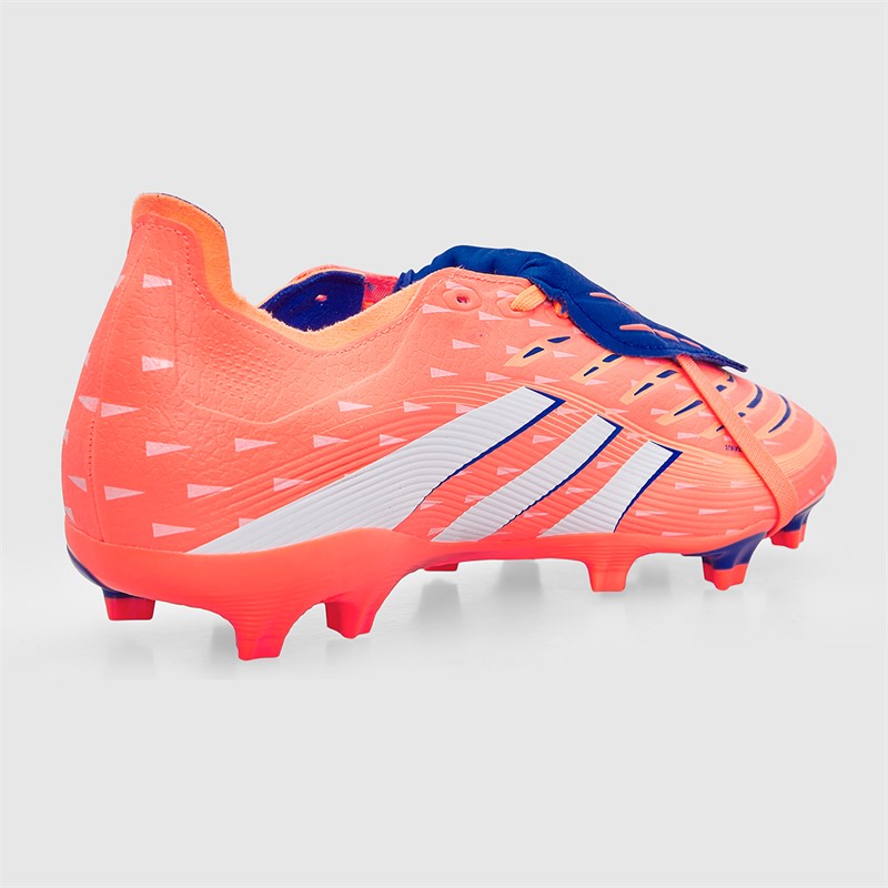 adidas Mens Predator League Fold-Over Tongue Coral Blaze Pack FG/MG Firm/Multi Ground Football Boots Signal Coral/Cloud White/Beam Orange
