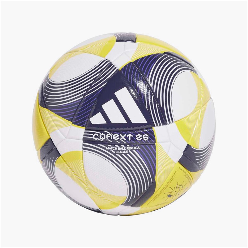 adidas Conext 25 League Match Football (FIFA Quality Certified) White/Yellow/Pantone