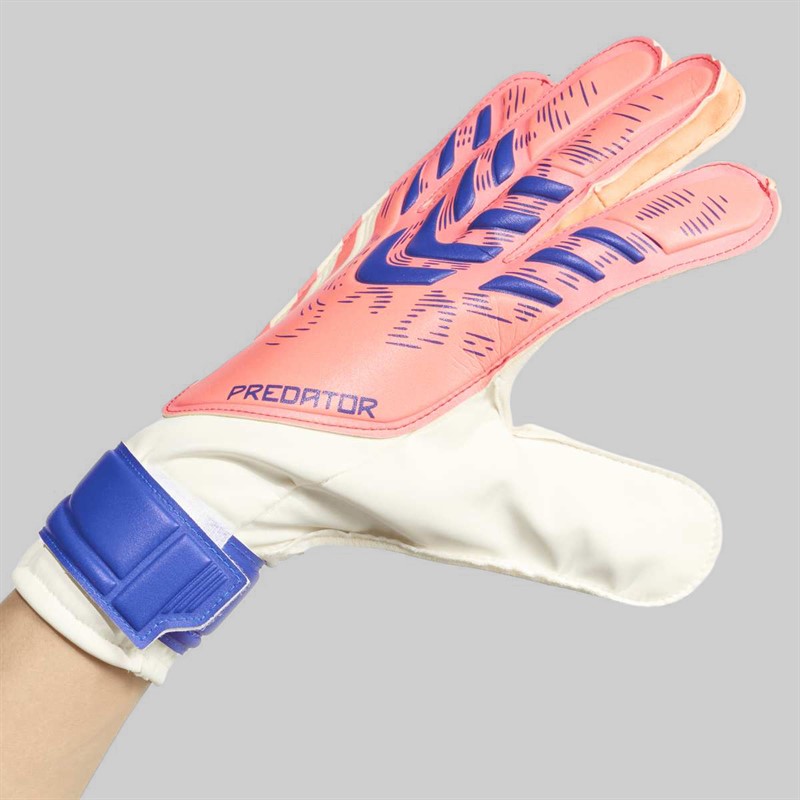adidas Predator Training Goalkeeper Gloves Signal Coral/White/Lucid Blue