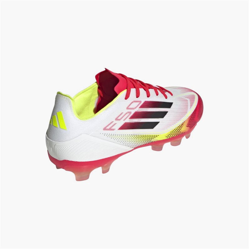 adidas Mens F50 Pro Pure Victory Pack MG Multi Ground Football Boots Cloud White/Core Black/Solar Yellow