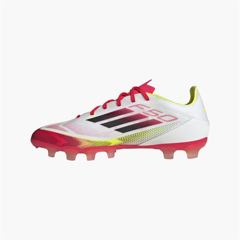 adidas Mens F50 Pro Pure Victory Pack MG Multi Ground Football Boots Cloud White/Core Black/Solar Yellow