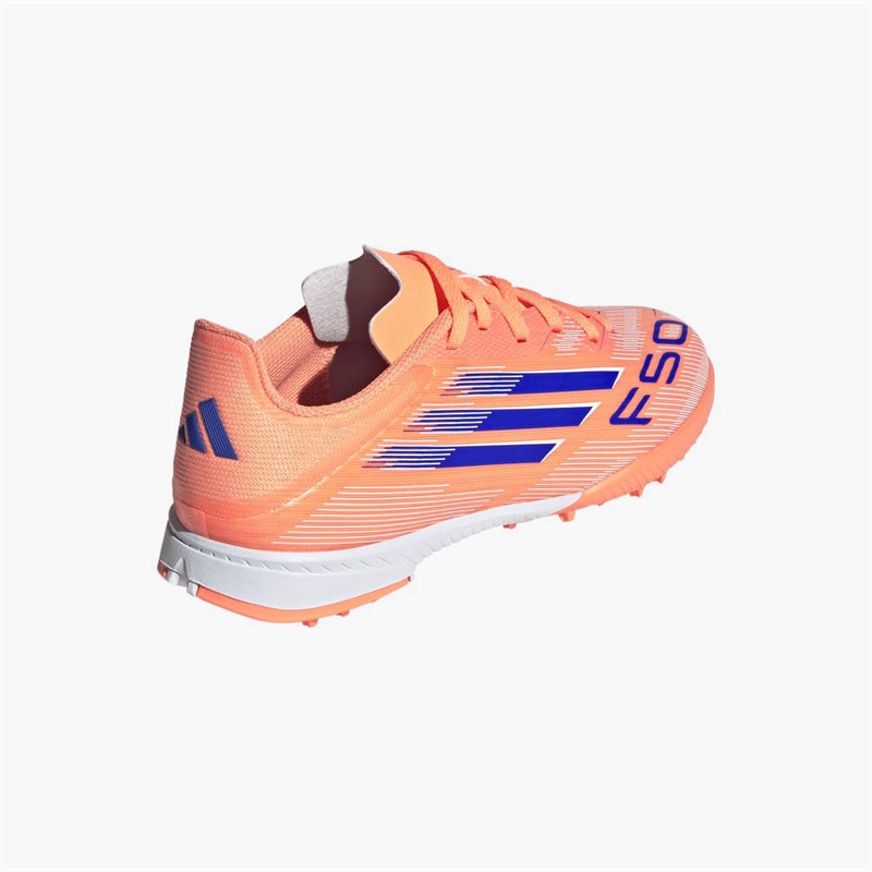 adidas Junior F50 League Coral Blaze Pack TF Astro Turf Football Boots Beam Orange/Lucid Blue /Cloud White Beam Orange/Lucid Blue/Cloud White