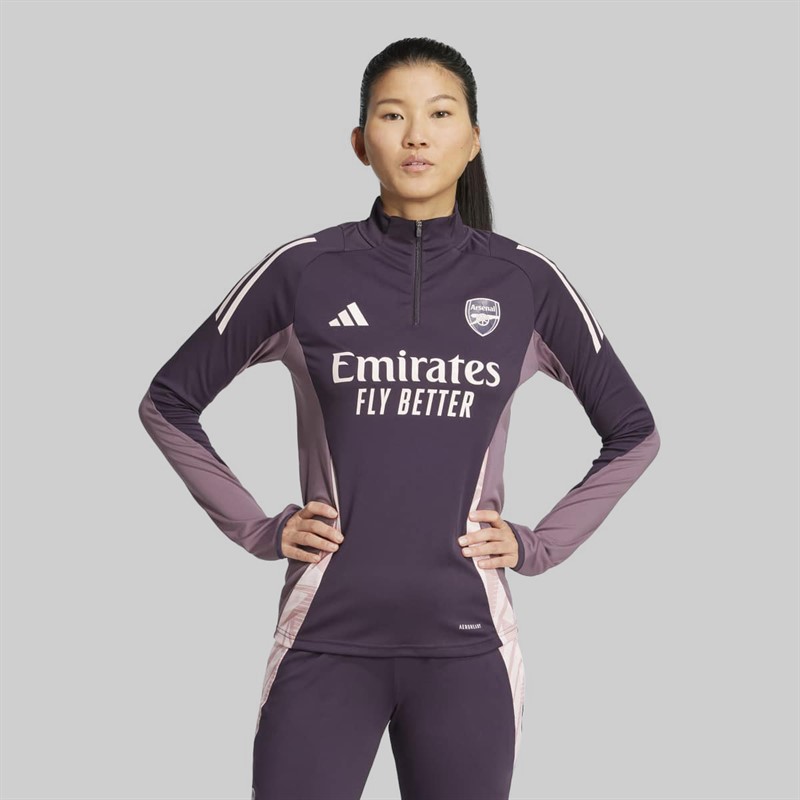 adidas Womens AFC Arsenal FC 24/25 Tiro 24 Training Top Aurora Black