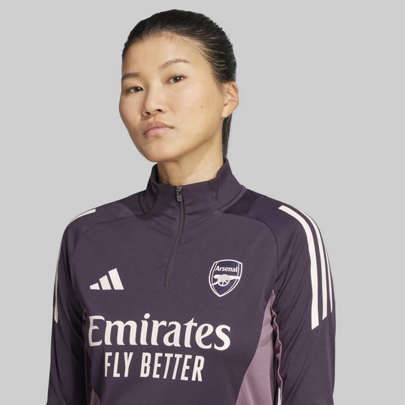 adidas Womens AFC Arsenal FC 24/25 Tiro 24 Training Top Aurora Black