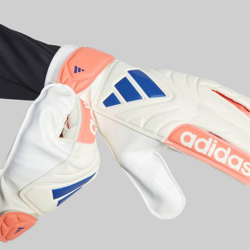 adidas Junior Copa Club Goalkeeper Gloves Off White/Lucid Blue/Signal Coral