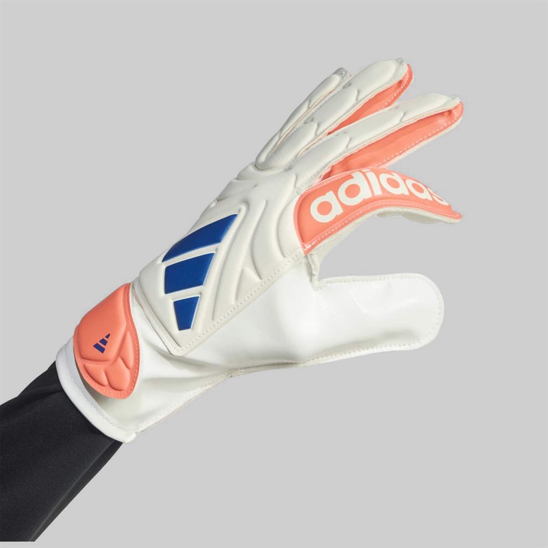 adidas Junior Copa Club Goalkeeper Gloves Off White/Lucid Blue/Signal Coral