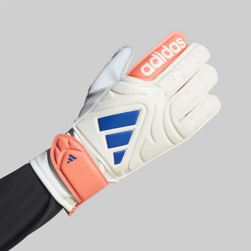 adidas Junior Copa Club Goalkeeper Gloves Off White/Lucid Blue/Signal Coral