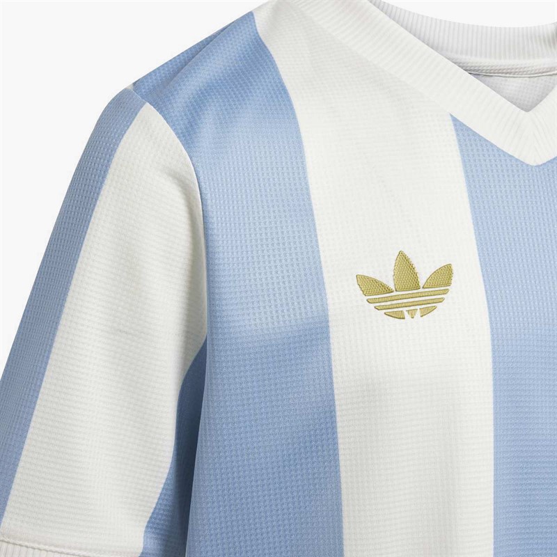 adidas Junior AFA Argentina 24/25 50th Anniversary Jersey Ambient Sky/Cloud White
