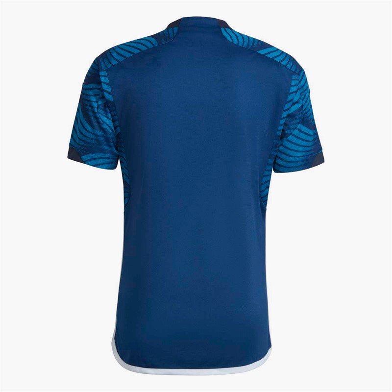 adidas Mens FFBH Bosnia 2022 Home Jersey Mystery Blue