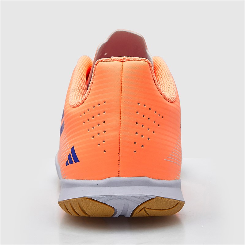 adidas Junior F50 Club Coral Blaze Pack IN Indoor Football Boots Beam Orange/Lucid Blue /Cloud White Beam Orange/Lucid Blue/Cloud White