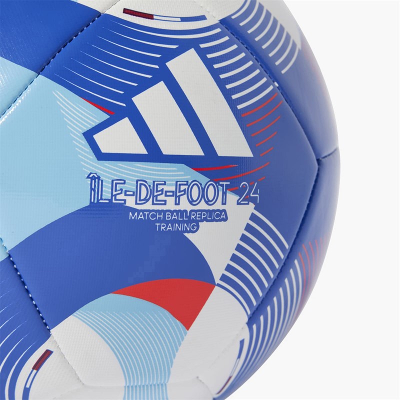adidas Ile-De-Foot 24 Training Football White/Solar Red/Clear Sky/Royal Blue