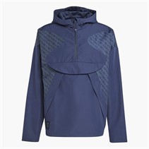 adidas Mens JFC Juventus Seasonal Half Zip Windbreaker Legand Ink