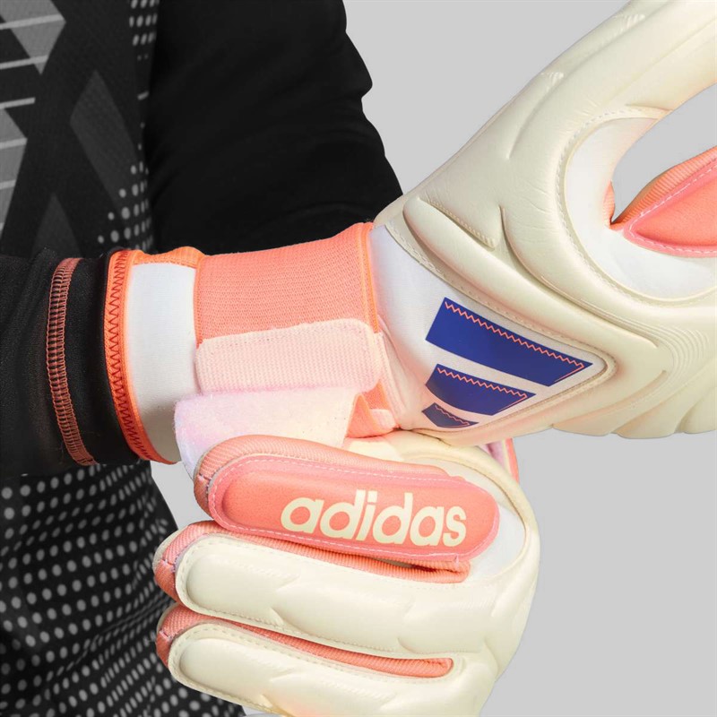 adidas Copa Pro Promo PC Goalkeeper Gloves Off White/Lucid Blue/Signal Coral