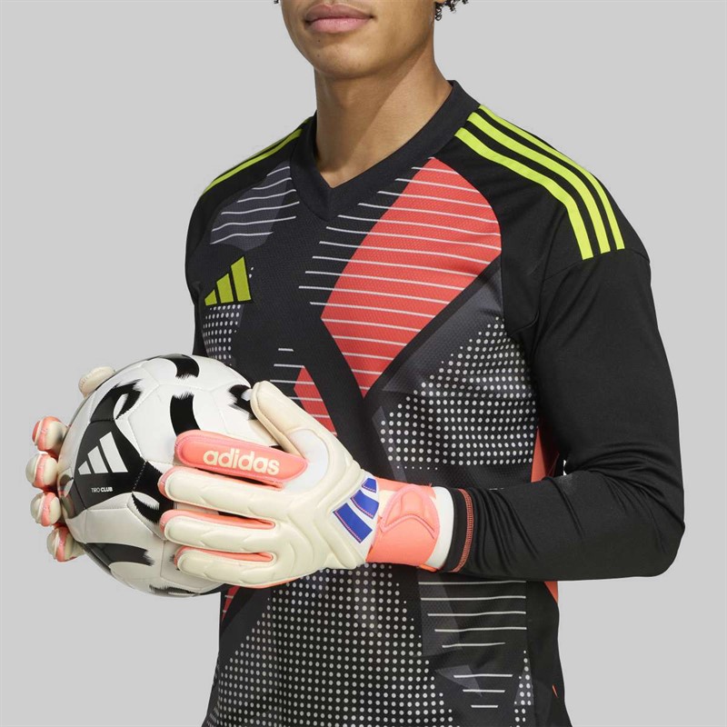 adidas Copa Pro Promo PC Goalkeeper Gloves Off White/Lucid Blue/Signal Coral