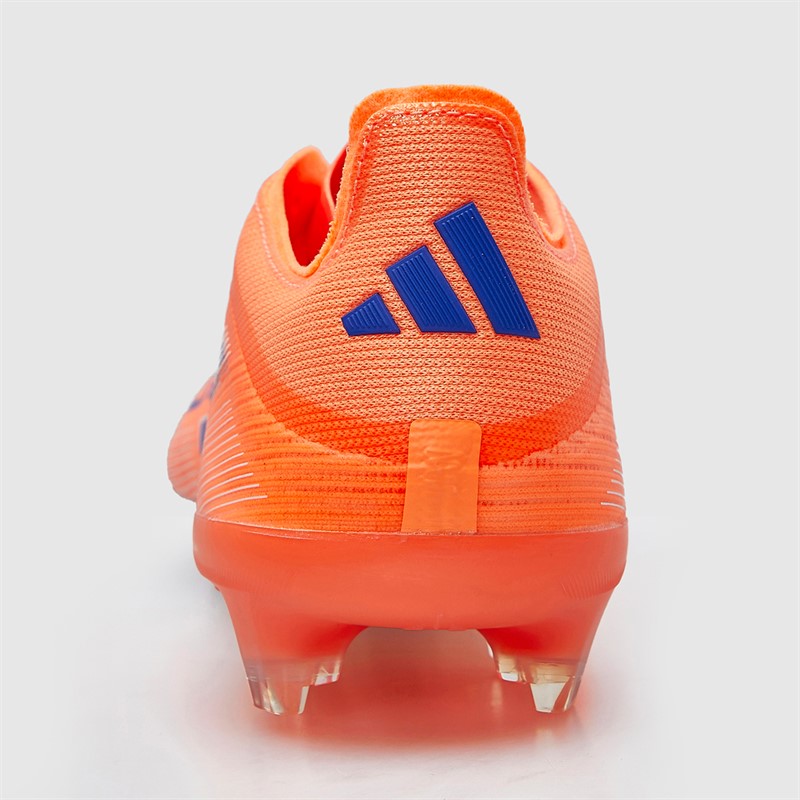 adidas Mens F50 Pro Coral Blaze Pack FG Firm Ground Football Boots Beam Orange/Lucid Blue /Cloud White Beam Orange/Lucid Blue/Cloud White