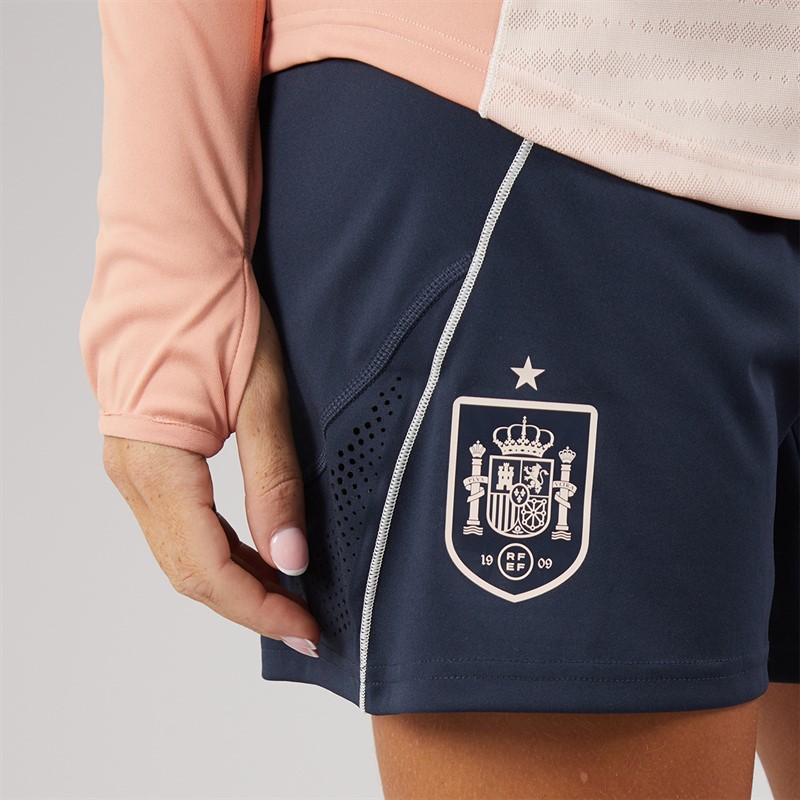 adidas Womens FEF Spain Tiro 25 Pro Training Shorts Night Navy