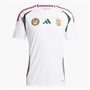 adidas Mens HFF Hungarian FF Away Jersey White/Collegiate Green/Team Victory Red