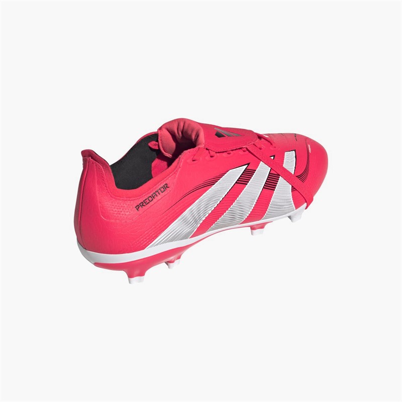 adidas Mens Predator League Fold-Over Tongue FG Firm/Multi Ground Football Boots Lucid Red/Cloud White/Core Black