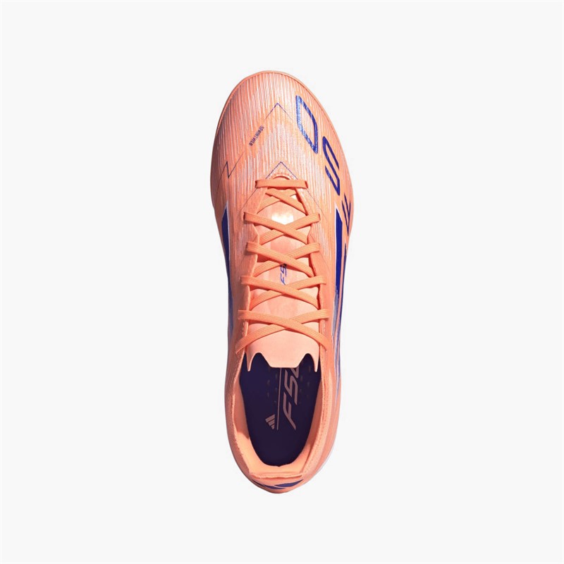 adidas Mens F50 Pro Coral Blaze Pack TF Astro Turf Football Boots Beam Orange/Lucid Blue /Cloud White Beam Orange/Lucid Blue/Cloud White