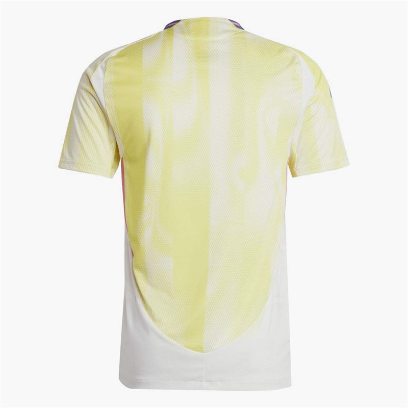 adidas Mens JFC Juventus 24/25 Authentic Away Jersey Pure Sulfur