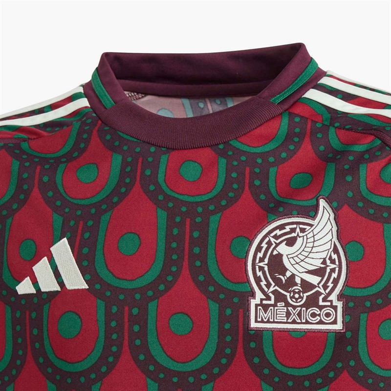 adidas Junior FMF Mexico 2024 Home Jersey Multicolor