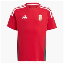 adidas Junior HFF Hungary 2024 Home Fan Jersey Team Victory Red/Collegiate Green