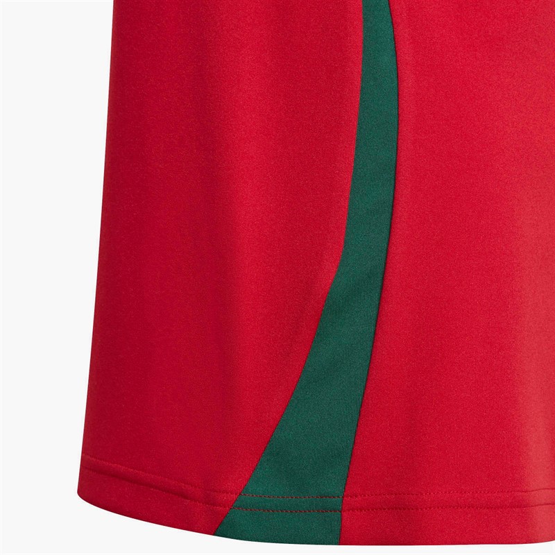 adidas Junior HFF Hungary 2024 Home Fan Jersey Team Victory Red/Collegiate Green