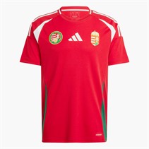 adidas Mens HFF Hungarian FF Home Jersey Team Victory Red/White/Collegiate Green