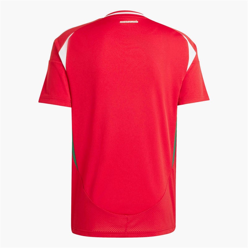 adidas Mens HFF Hungarian FF Home Jersey Team Victory Red/White/Collegiate Green