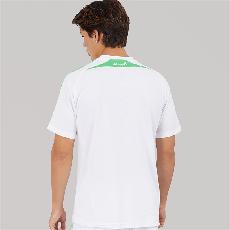adidas Mens FAF Algeria T-Shirt White