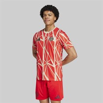 adidas Mens FCB FC Bayern 24/25 Pre-Match Jersey Red