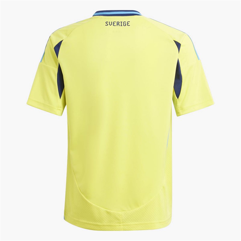 adidas Kids SVFF Sweden 2024 Home Jersey Bright Yellow