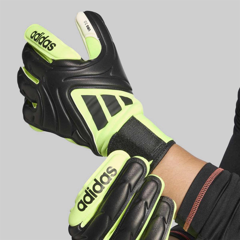 adidas Copa League Goalkeeper Gloves Black/Black/Lucid Lemon