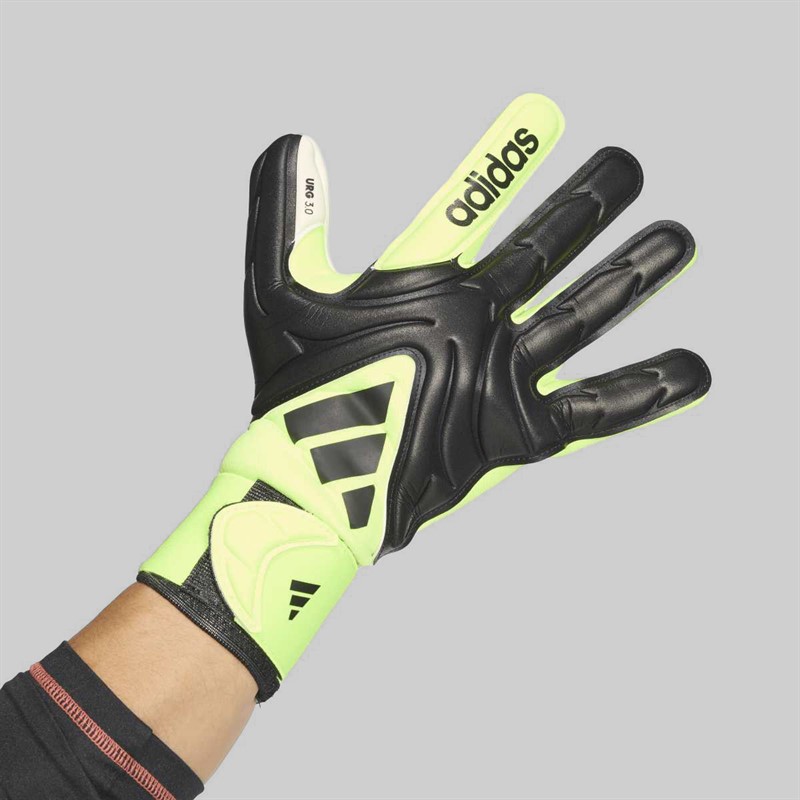 adidas Copa League Goalkeeper Gloves Black/Black/Lucid Lemon