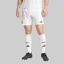 adidas Mens RMCF Real Madrid 24/25 Authentic Home Shorts White