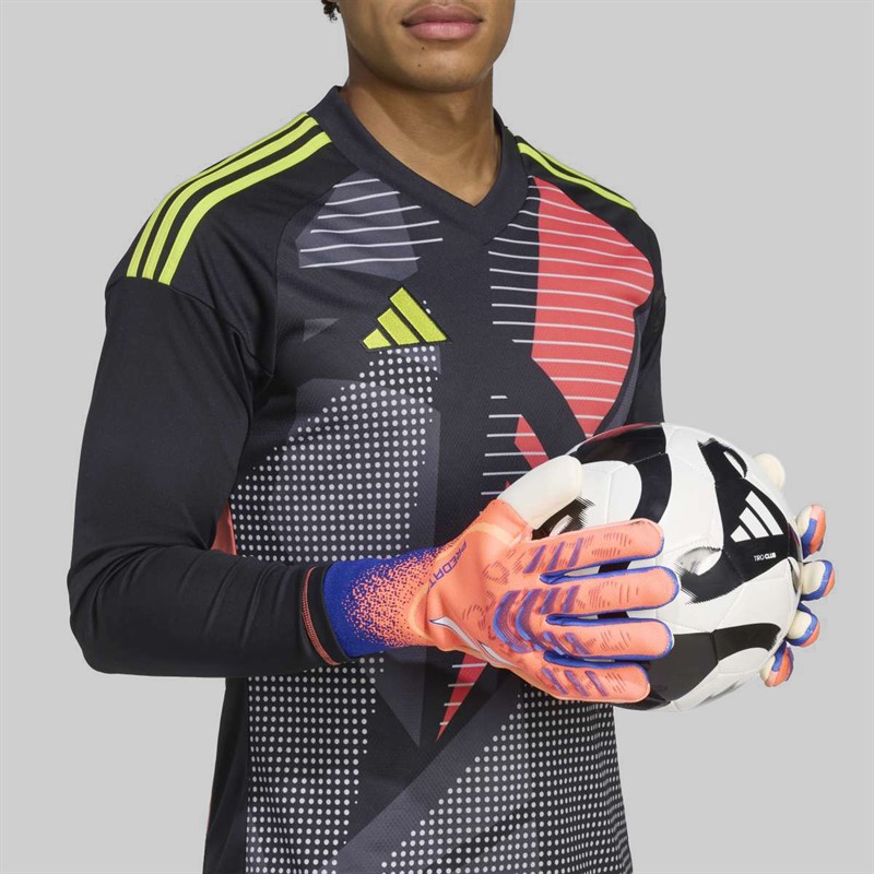 adidas Predator Pro Promo PC Goalkeeper Gloves Signal Coral/White/Lucid Blue