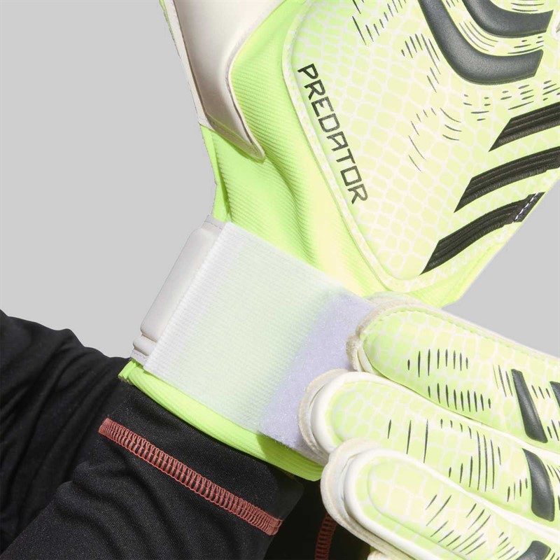 adidas Predator Match Goalkeeper Gloves Lucid Lemon/White/Black