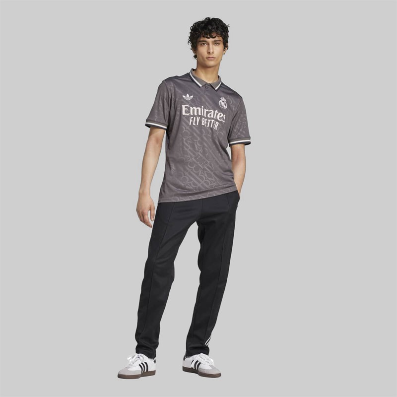 adidas Mens RMCF Real Madrid 24/25 Third Jersey Charcoal