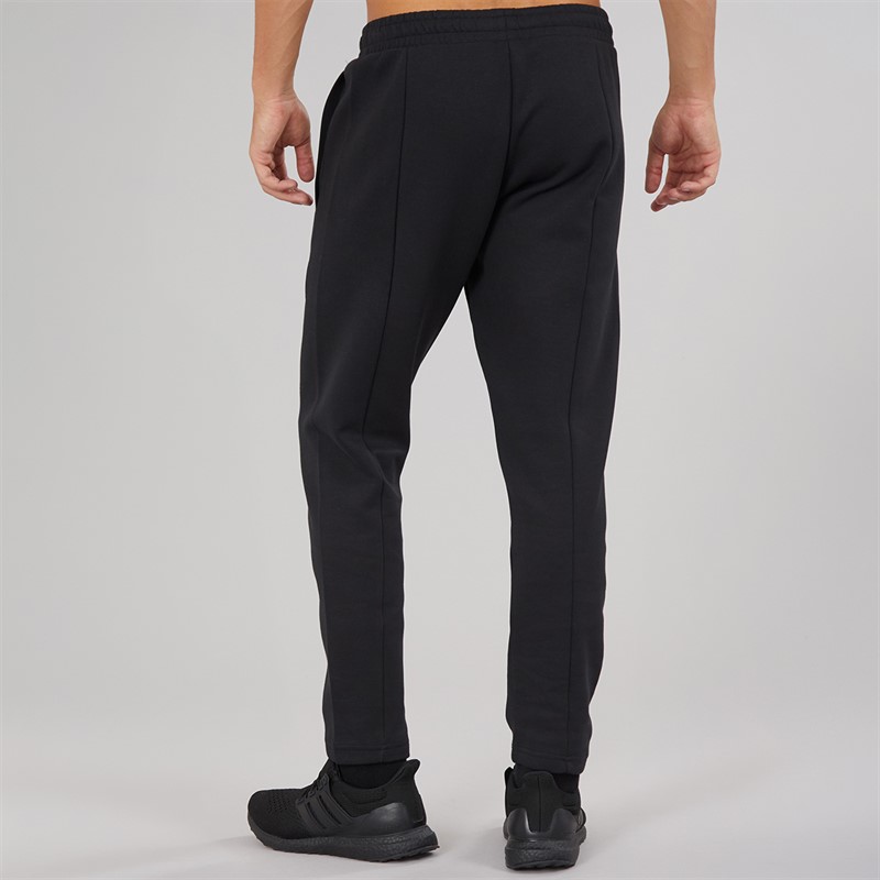 adidas Mens OL Olympique Lyonnais Seasonal Doubleknit Pant Black