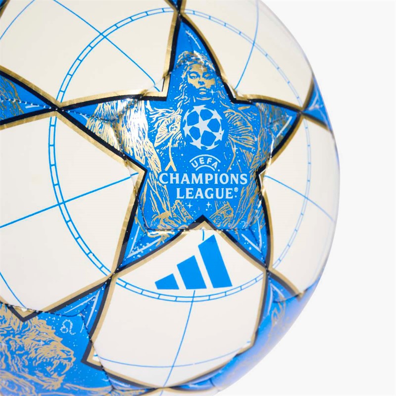 adidas UEFA Champions League Training Sala Football White/Dark Blue/Pantone/Gold Metallic