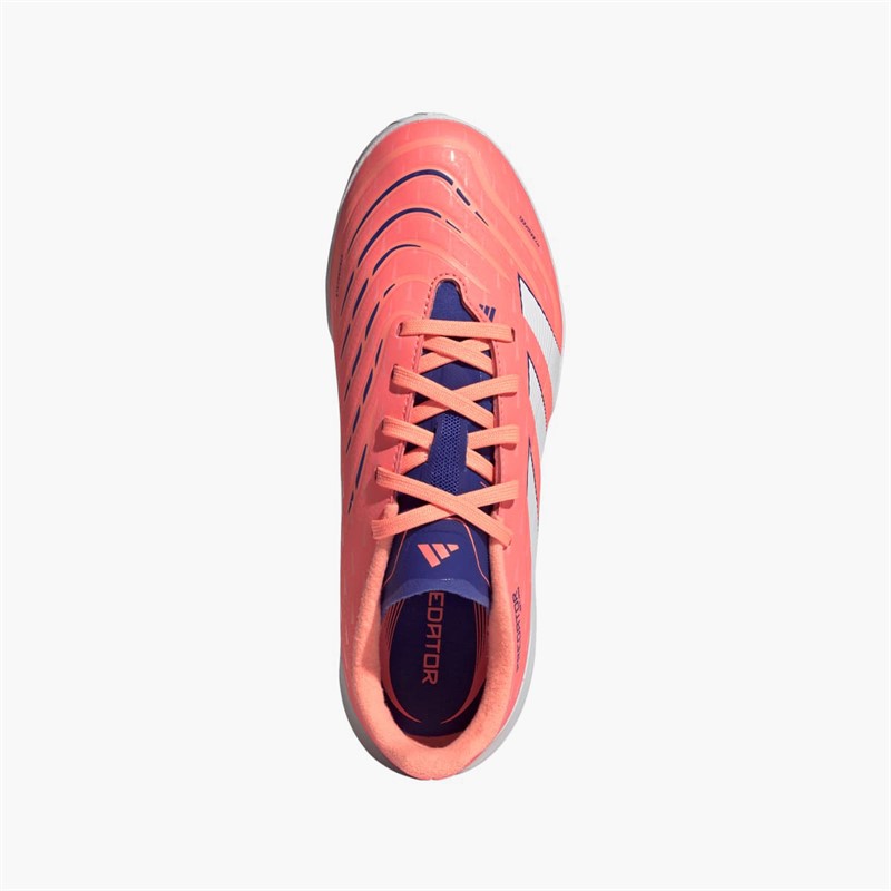 adidas Junior Predator League Coral Blaze Pack TF Astro Turf Football Boots Signal Coral/Cloud White/Beam Orange