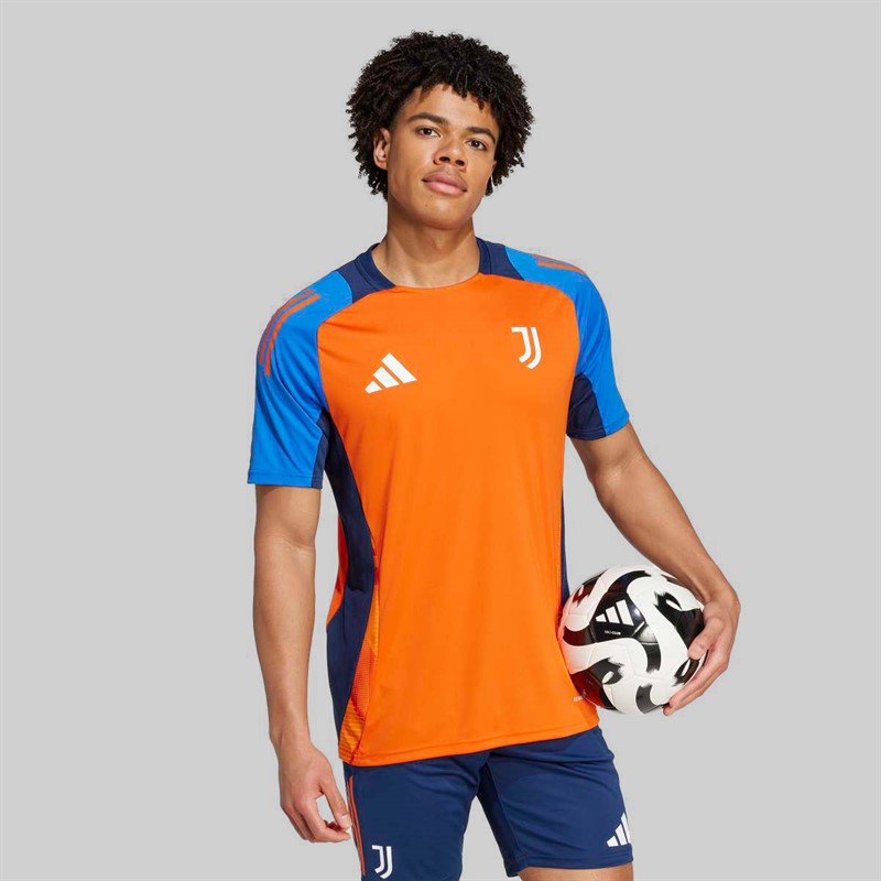 adidas Mens JFC Juventus Tiro 24 Competition Training Jersey Team Orange