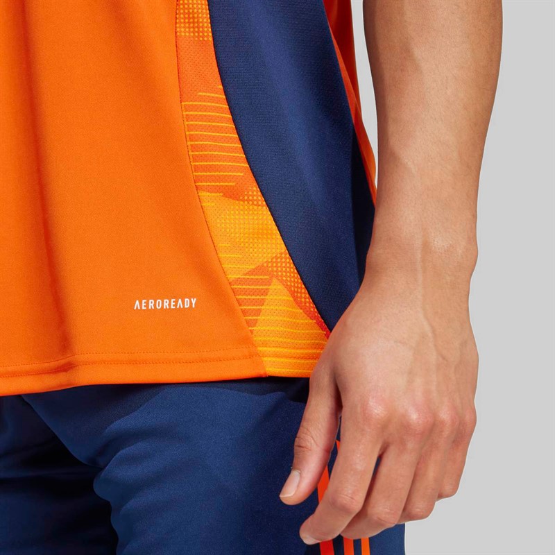 adidas Mens JFC Juventus Tiro 24 Competition Training Jersey Team Orange