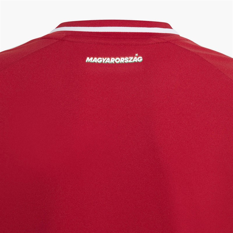 adidas Junior HFF Hungarian FF Home Jersey Team Victory Red/White/Collegiate Green