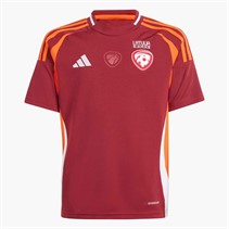 adidas Junior LFF Latvia Home Jersey Tech Copper Blue