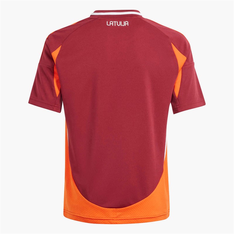 adidas Junior LFF Latvia Home Jersey Tech Copper Blue