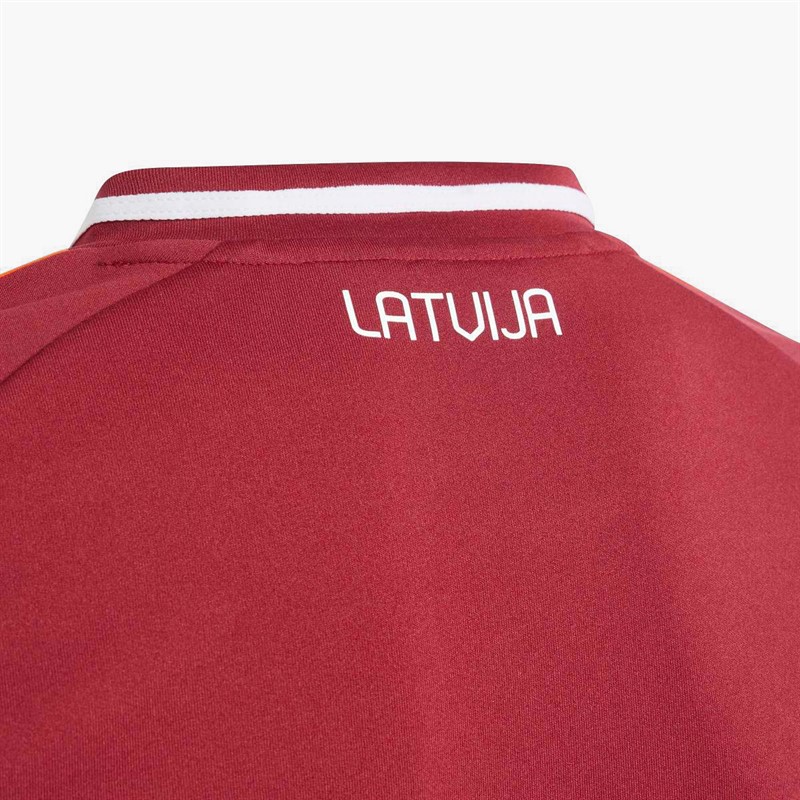 adidas Junior LFF Latvia Home Jersey Tech Copper Blue
