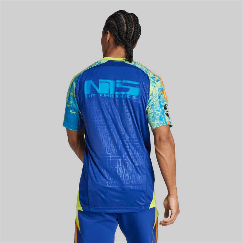 adidas Mens OP Orlando Pirates X NTS UBP Jersey Mystery Ink/Unity Orange/Bluebird/Semi Solar Yellow
