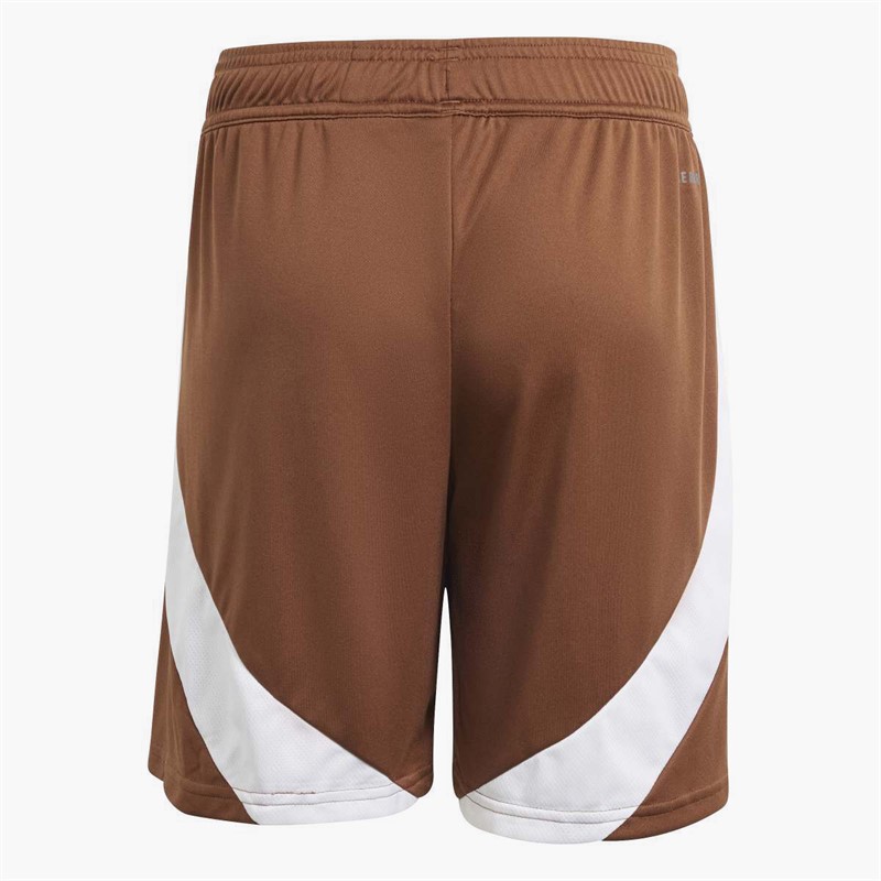 adidas Junior RBFA Belgium 2024 Away Shorts Preloved Brown