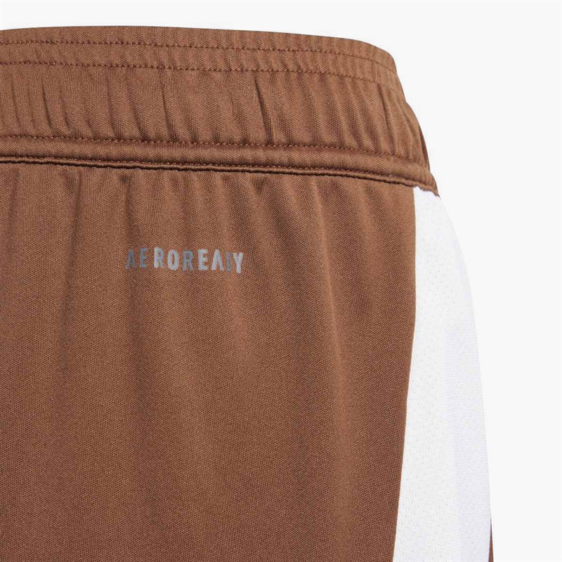 adidas Junior RBFA Belgium 2024 Away Shorts Preloved Brown